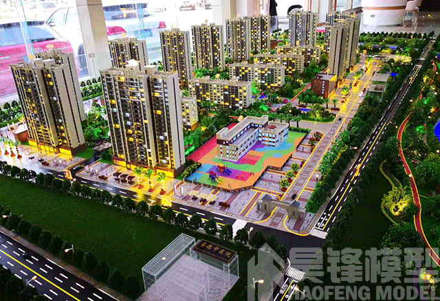 迪庆地产建筑模型